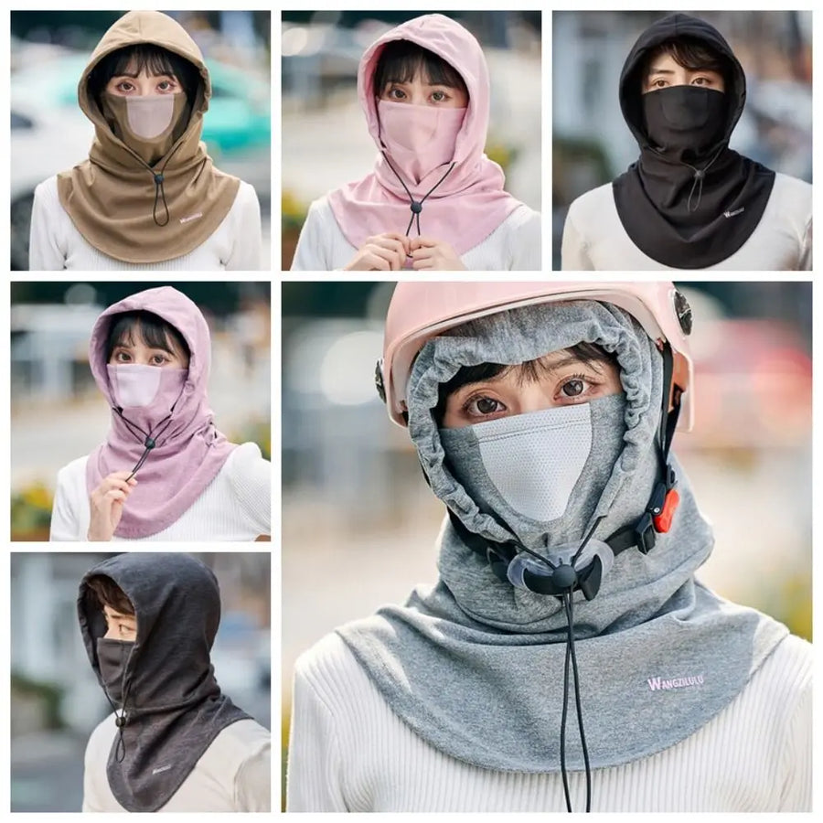 Breathable Sun Shield Ice Silk Face Mask - Image 1