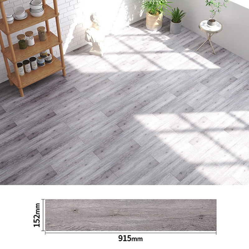 Modern Wood Grain PVC Self-Adhesive Floor Sticker - Image 4