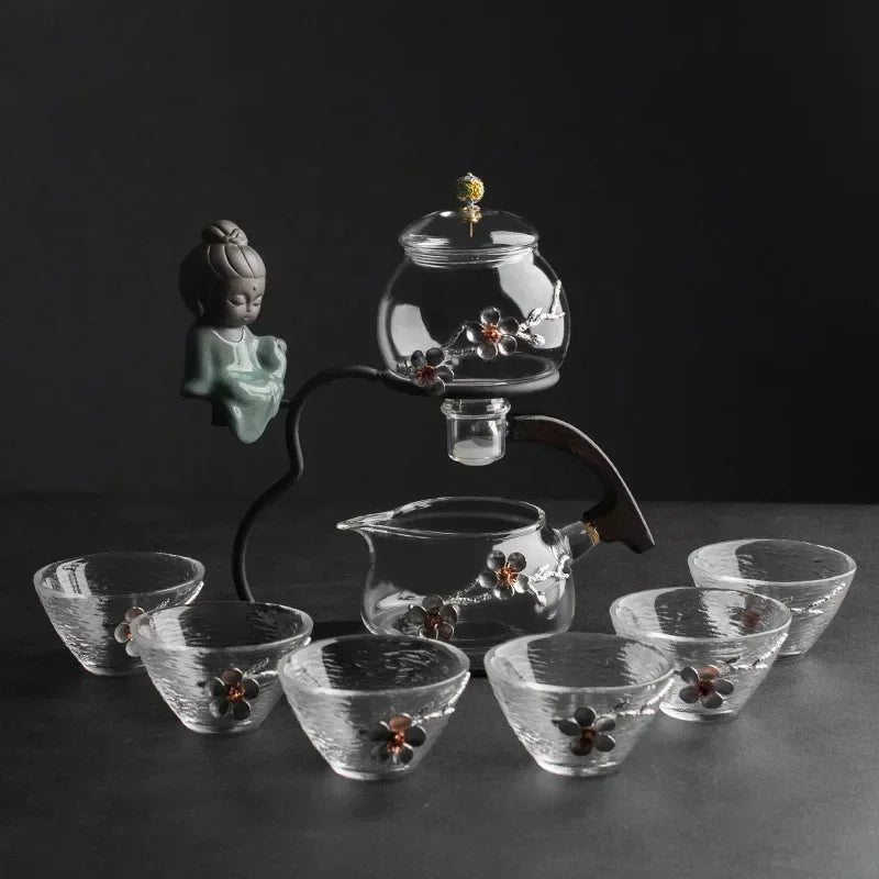 Calm Brew Zen Style Glass Traditonal Teapot - Image 3
