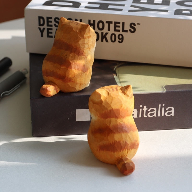 Handmade Wooden Cute Pet Figurines - Image 11