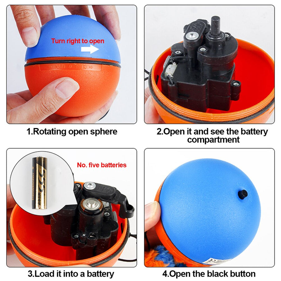 Game Master Automatic Running Cat Ball Toy - Image 1