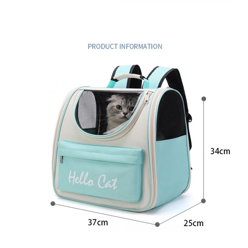 Breathable Transparent Pet Cat Carrier Bag - Image 6