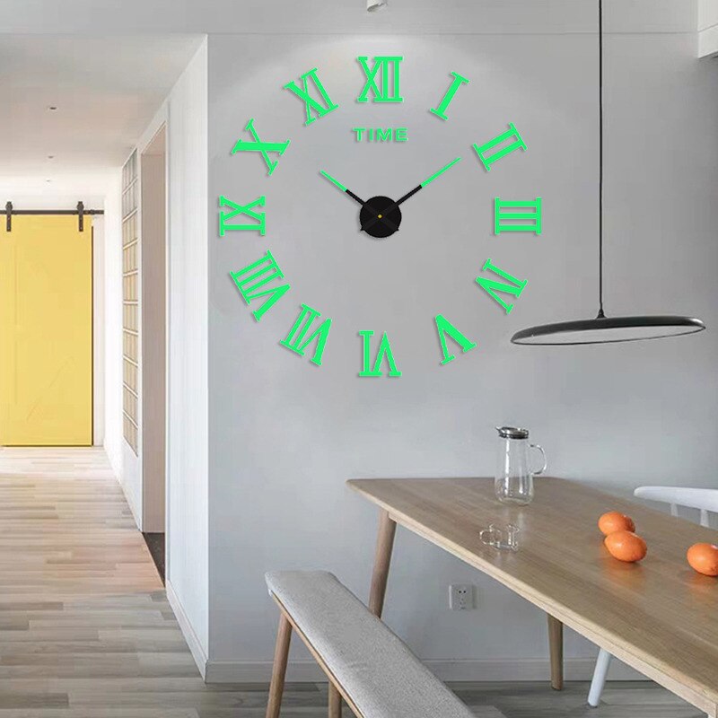 3D Luminous Silent Wall Clock - Image 3