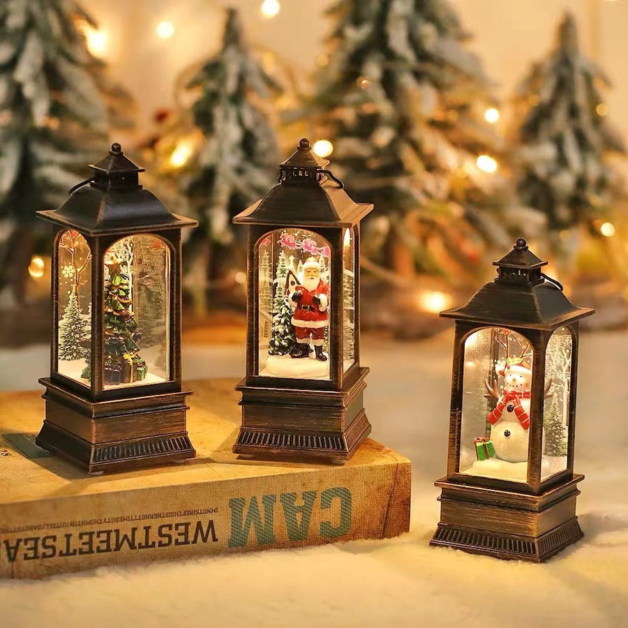 Retro Mini Christmas Lantern - Image 0