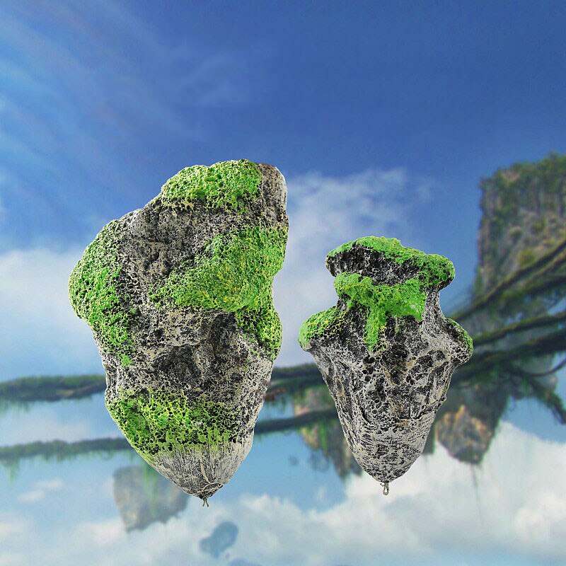 Sea Mountain Flying Rock Aquarium Decor - Image 3