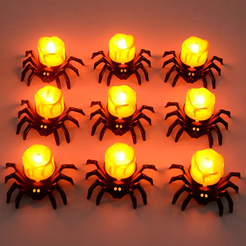 Spooky Spider LED Decor Candle - Image 7