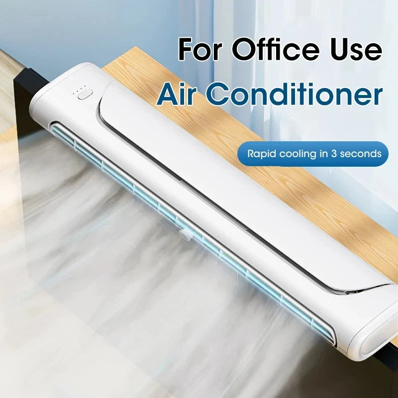 USB Rechargeable Portable Desk & Monitor Clip-On Air Conditioner - Image 1