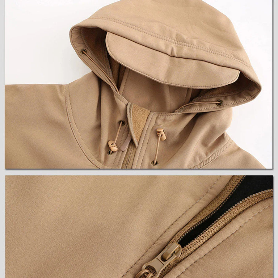 Hooded Heated Winter Camping Jacket - Image 6