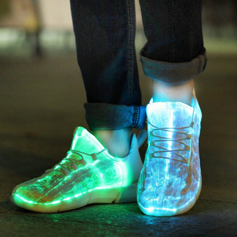Glowing USB Rechargeable Luminous LED Shoe - Image 0