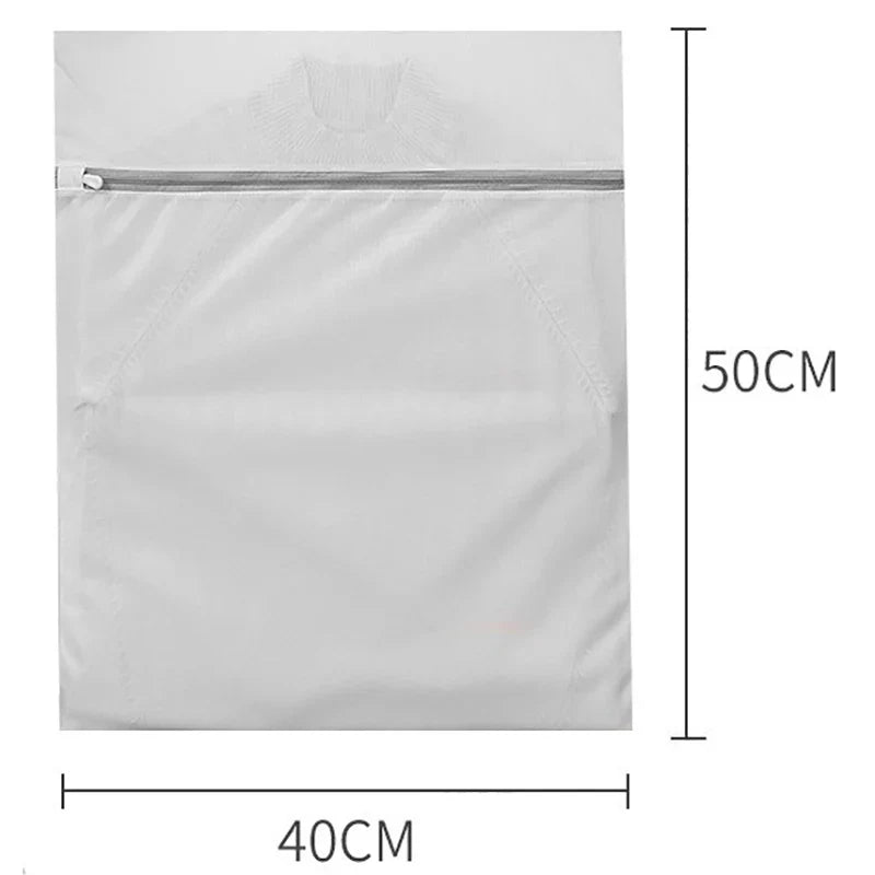 Ultra-Durable White Mesh Shoe Socks Laundry Bag - Image 10