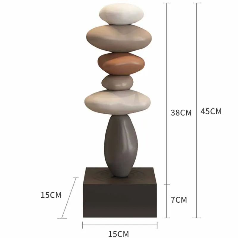 Zen Stone Stack Aesthetic Home Decor - Image 7