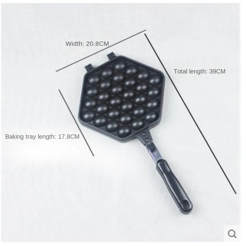 Non-Stick Bubble Egg Waffle Maker Pan - Image 5