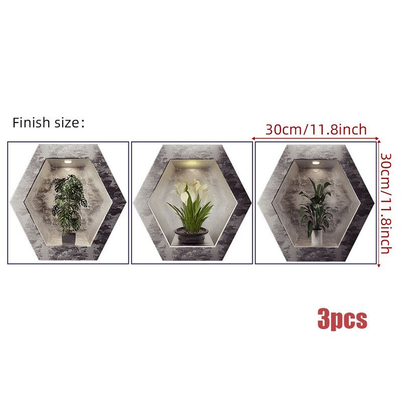 Wall Decorative Potted Plant Stickers - Image 8