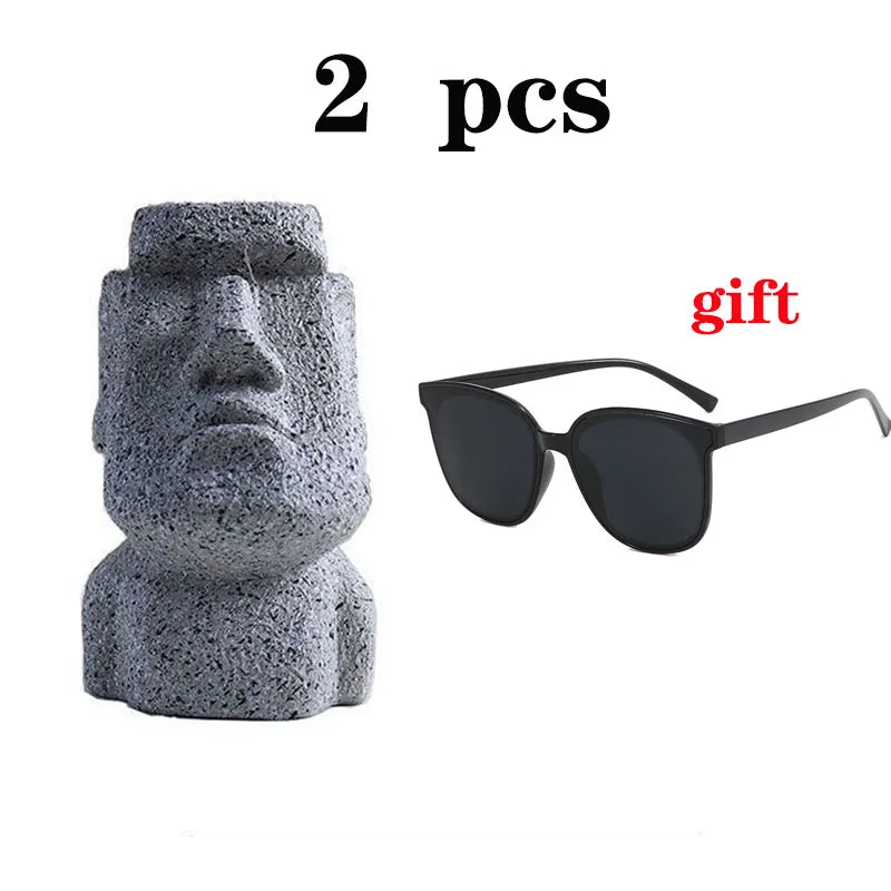 Stone Face Eyeglass Holder Stand - Image 5