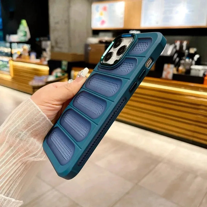 Heat Dissipation Protective Breathable Mesh Phone Case - Image 3