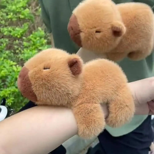 Cuddly Capybara Cozy Wrap Sleeve Plush Band - Image 0