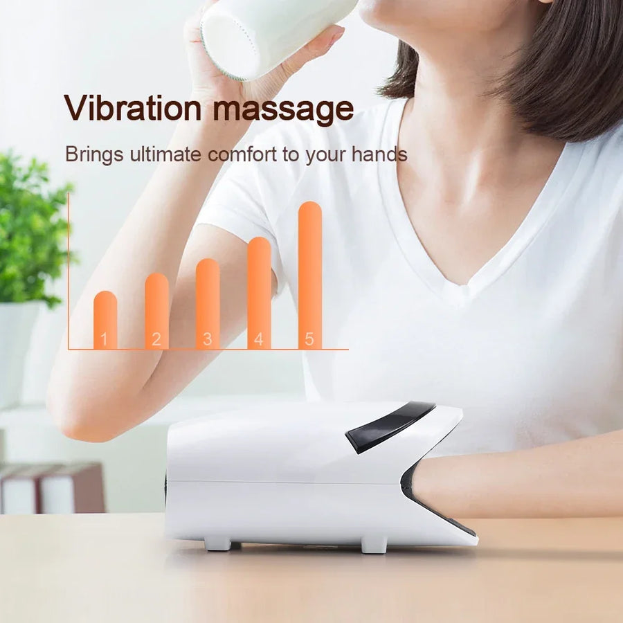 Hot Compress Electric Triple Mode Ergonomic Hand Massager - Image 2