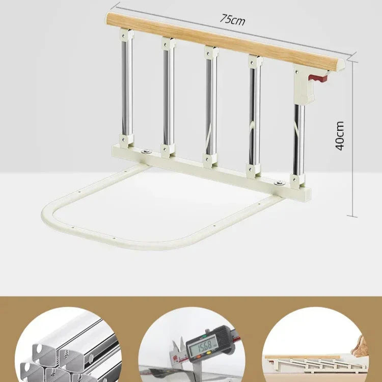 Sleep Guard Elderly Assist Anti-fall Foldable Bed Rail Barrier - Image 5
