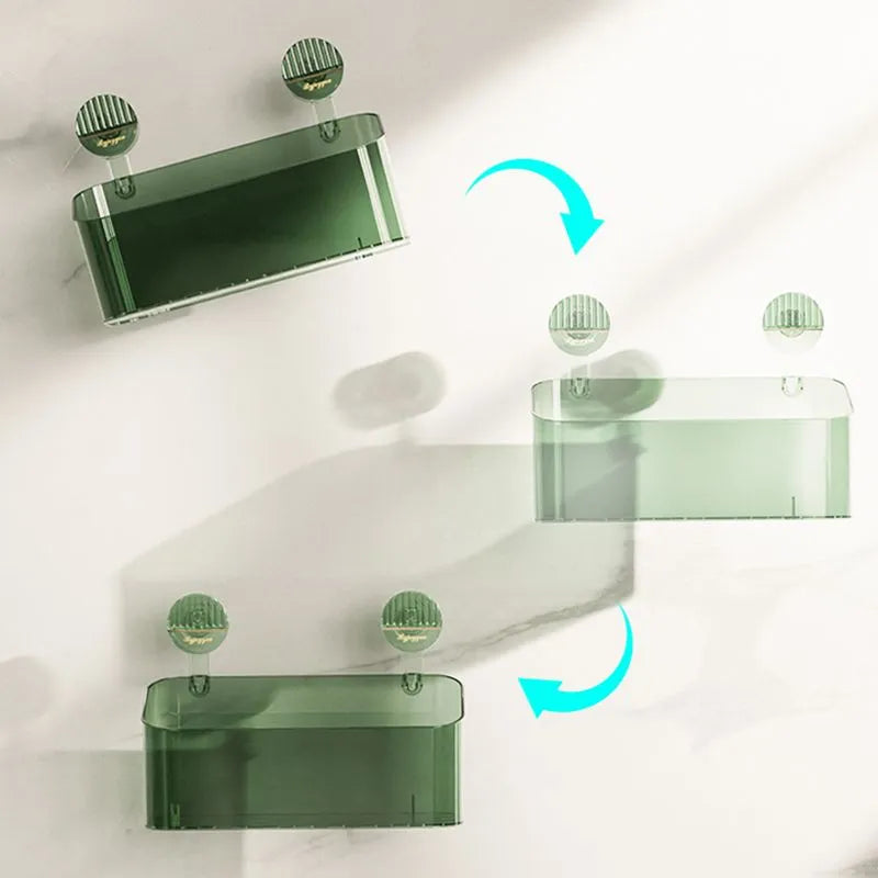 Bathroom Organizer Multifunctional Wall Storage Rack - Image 2