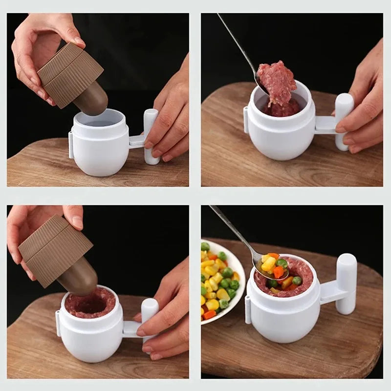 Easy Press Non-Stick Stuffed Meatball Maker Mold - Image 2