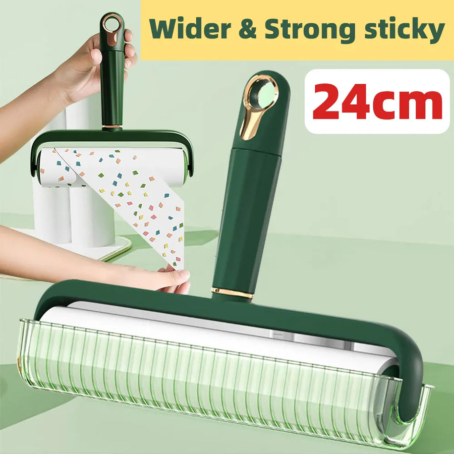 Wide Sticky Clean Paws Pet Hair Lint Roller - Image 2