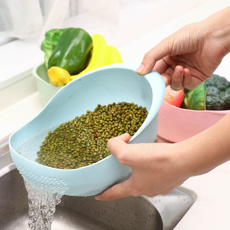 2in1 Easy Rice Drainer Basket - Image 2