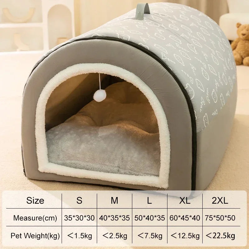 Warm Winter Cozy Washable Dog House - Image 7