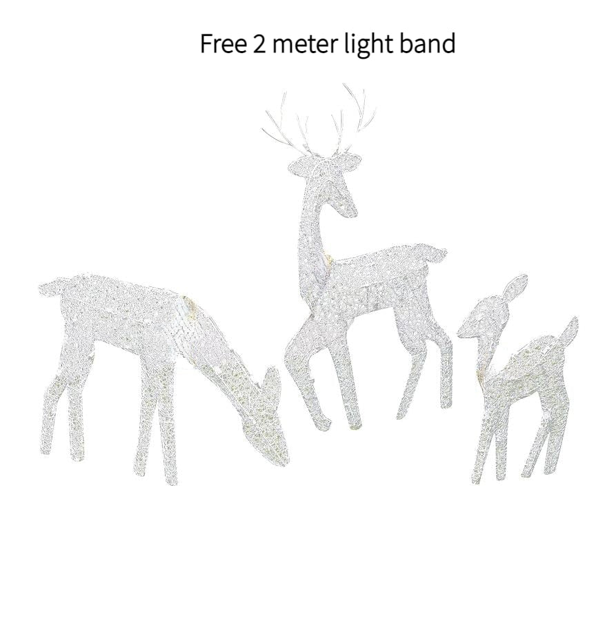 Glowing Reindeer Light Garden Decoration - Image 3