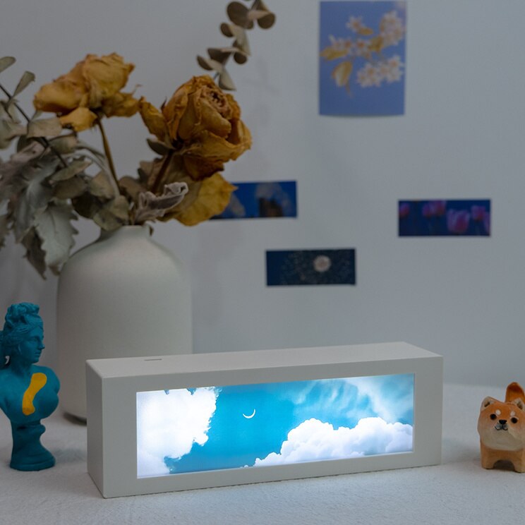 LED Cloudy Sky Rechargeable Night Lamp - Image 8