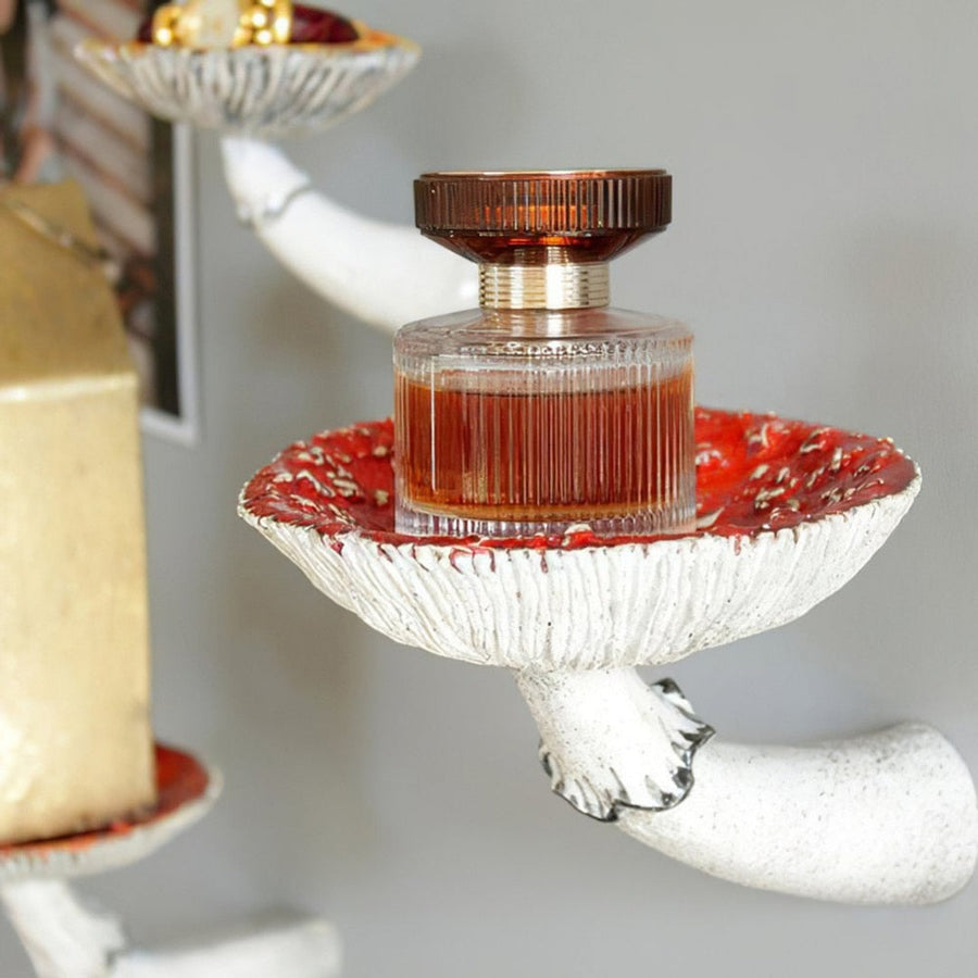 Mushroom Shape Floating Resin Wall Shelf - Image 2