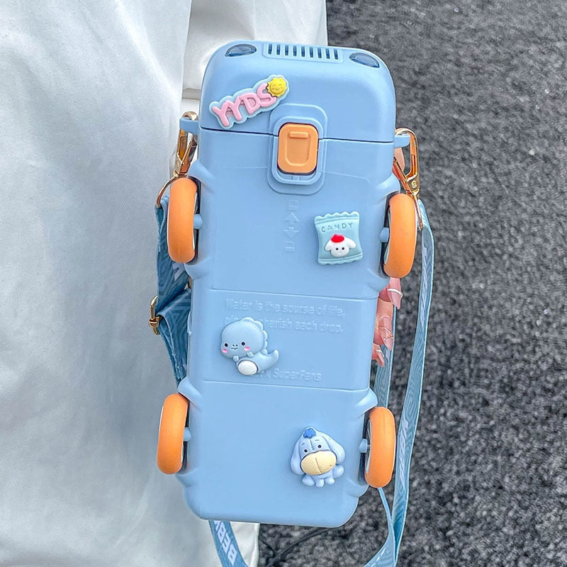 Cute Bus Leak-Proof Little Rider Water Bottle - Image 4
