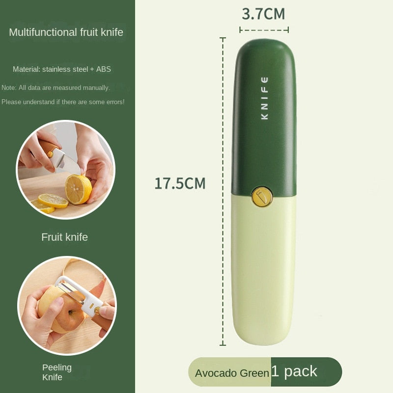 2in1 Vegetable Peeler Home Chef Mini Knife - Image 7