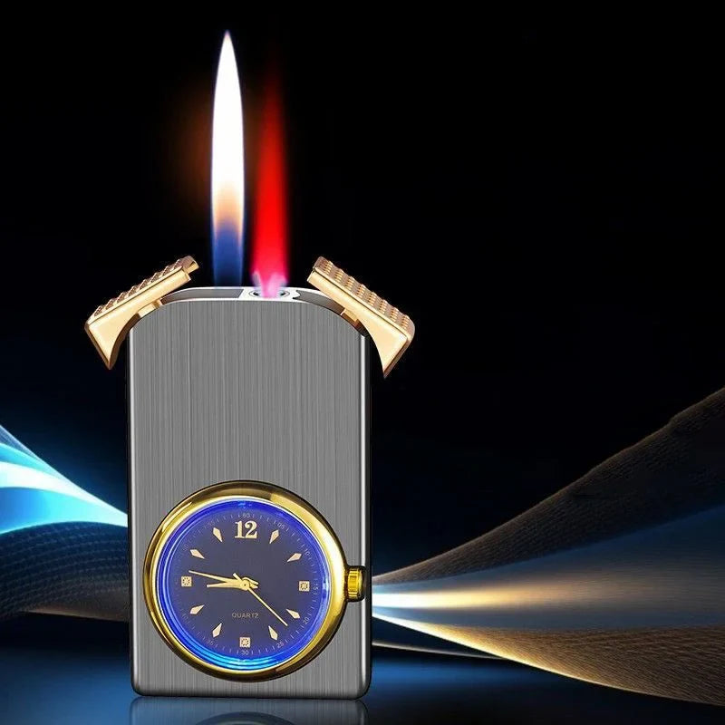 Creative Dual Fire Gradient Color Lighter Watch - Image 2