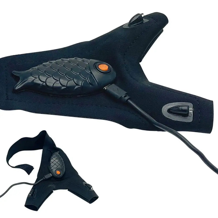 Rechargeable Fingerless Repair Fishing LED Gloves - Image 4