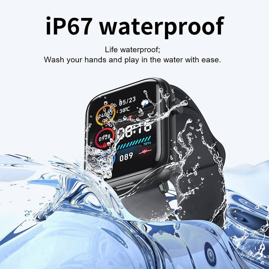 Touch Screen Fitness Earphones Smartwatch - Image 2