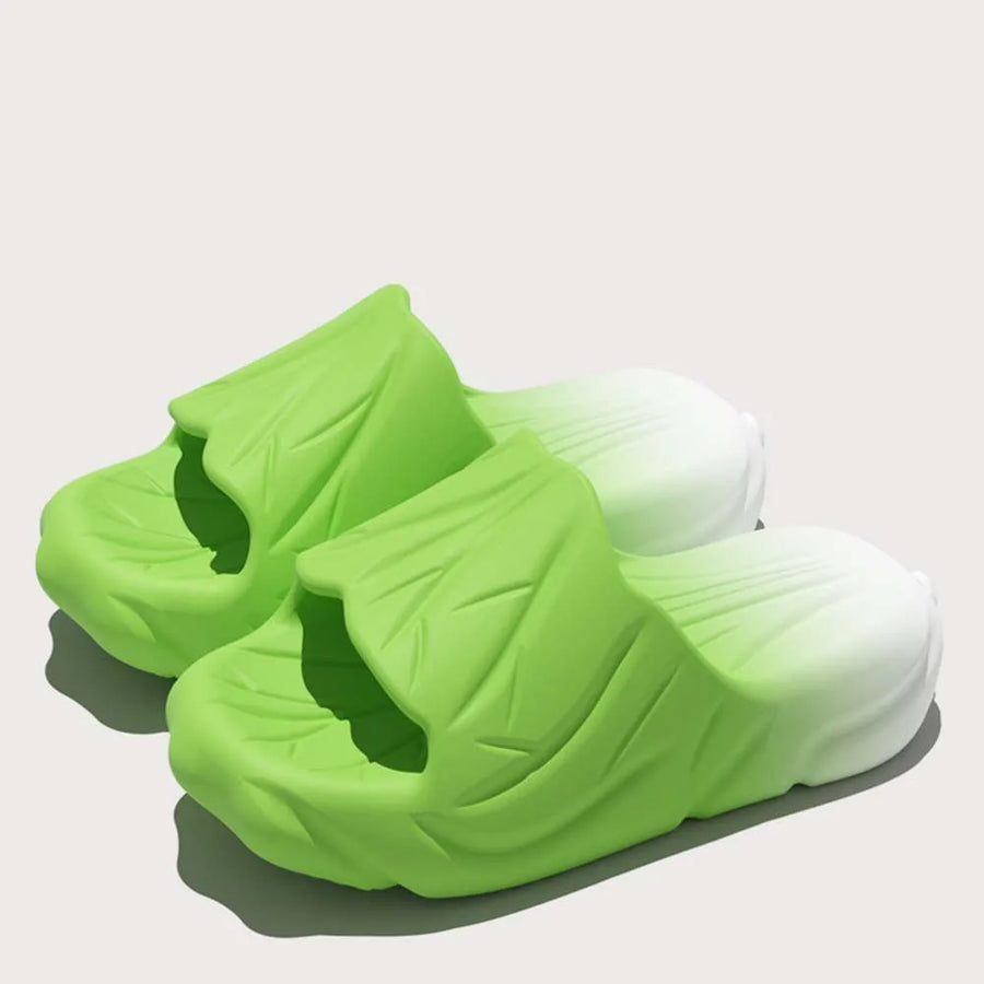 Cozy Cabbage Cloud Slippers
