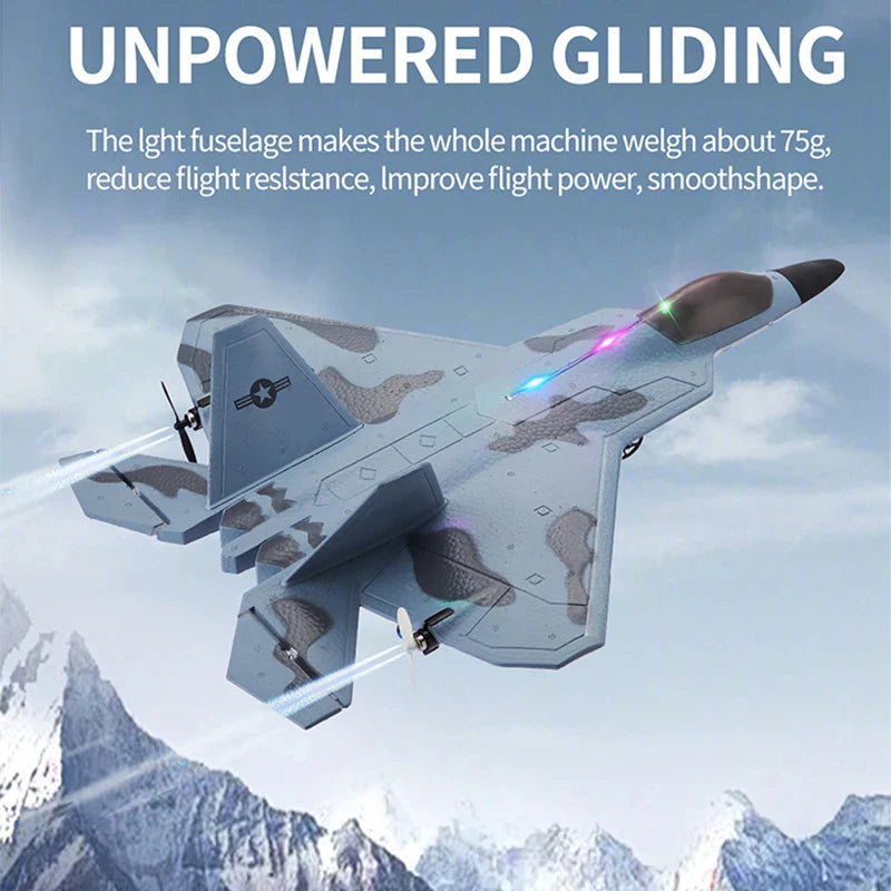Storm Hawk Ultra Bright LED Foam Jet Fighter - Image 3