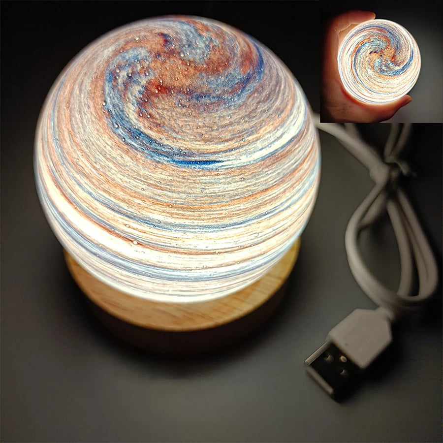 3D Crystal Planets Atmosphere Night Lamp - Image 11