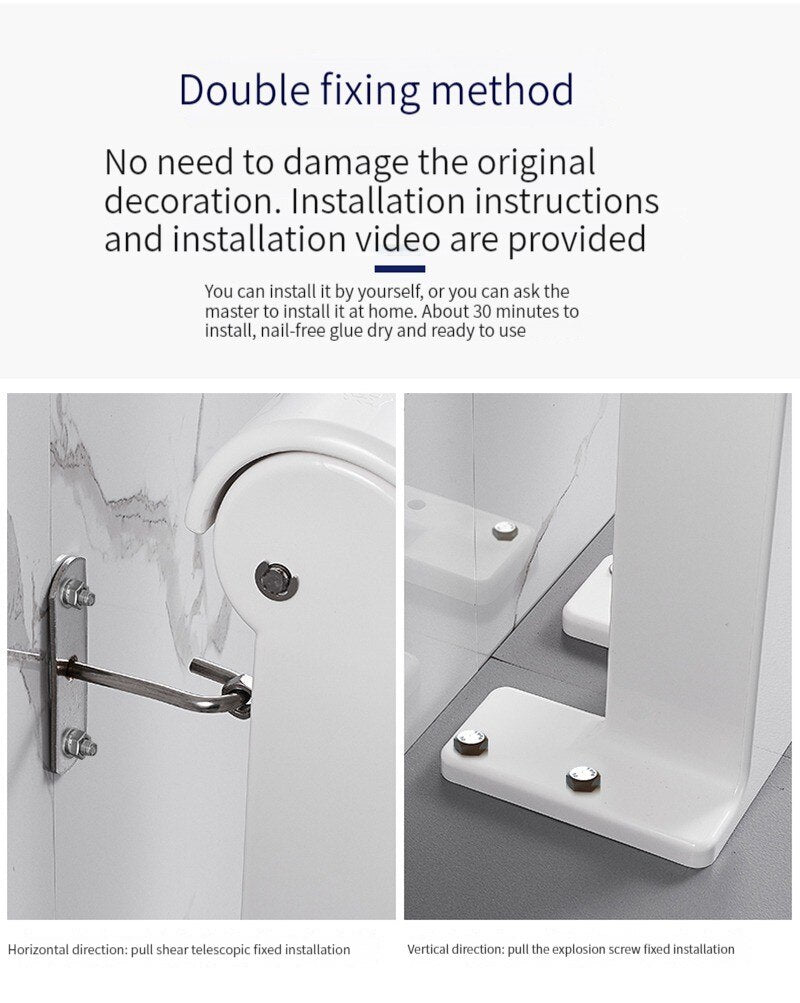 Comfortable Sit Foldable Easy Squat Toilet Seat Holder - Image 6