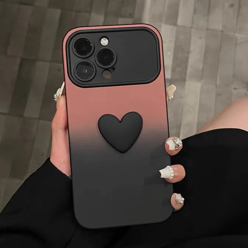 3D Cute Heart Phone Case - Image 0