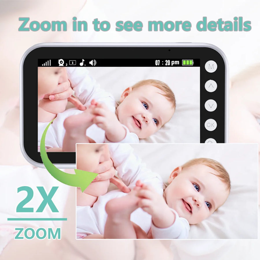 Baby Monitor Surveillance Night Vision Music Nanny Camera - Image 9
