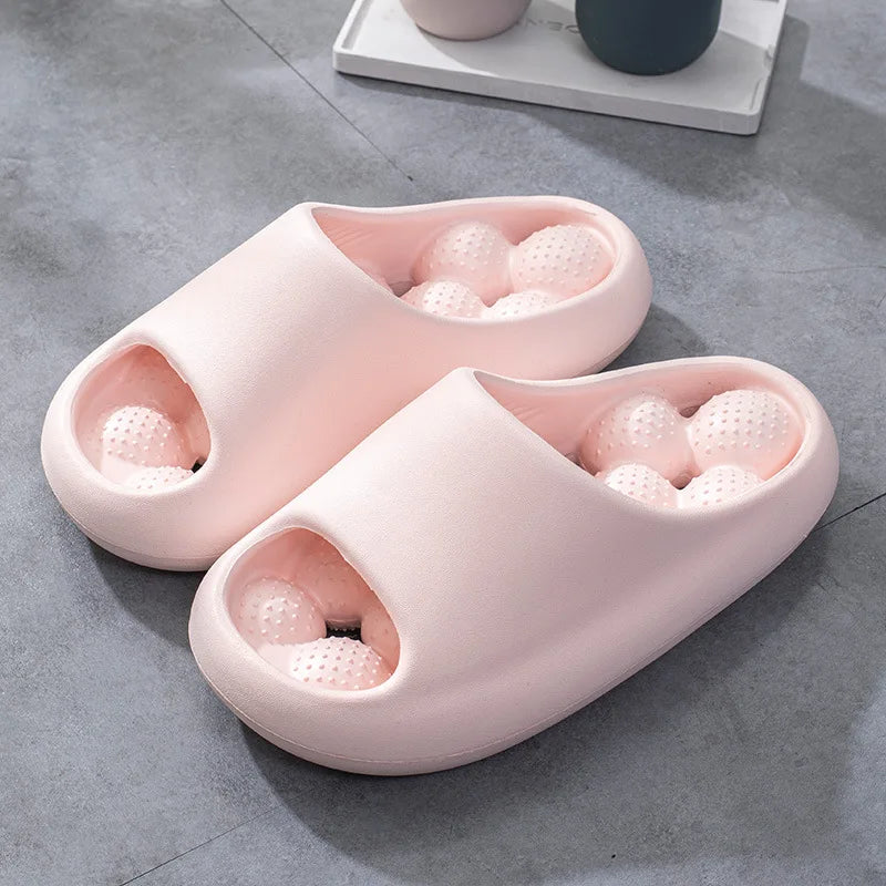 Bubble Arch Thick Sole Massaging Summer Slippers - Image 6