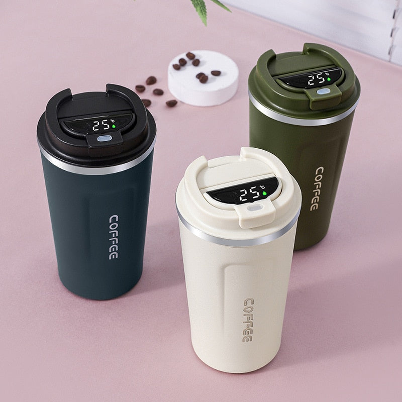 LED Temperature Display Smart Thermos Coffee Mug - Image 1