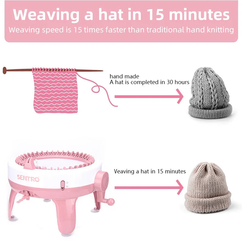 Spin Circle DIY Hand Knitting Machine - Image 2
