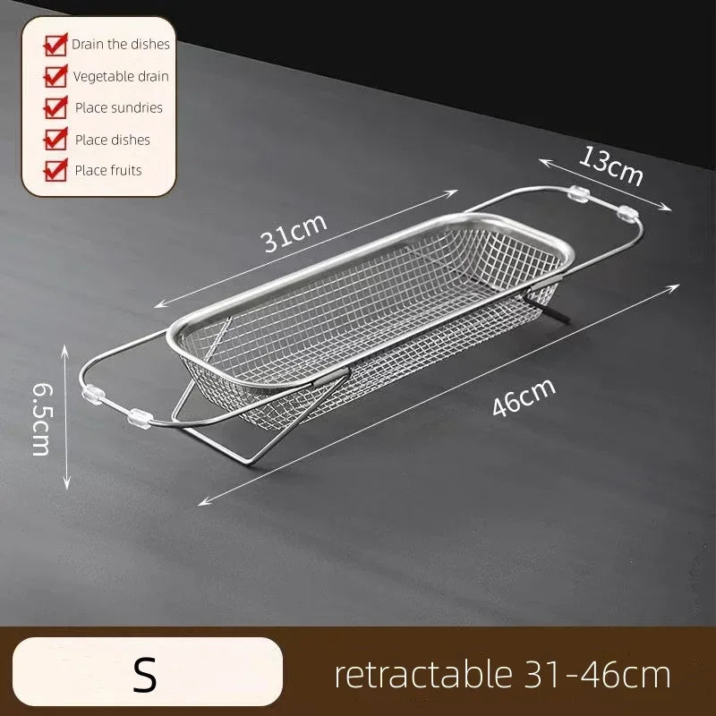 Space-Saving Over-Sink Mesh Strainer Rack - Image 11
