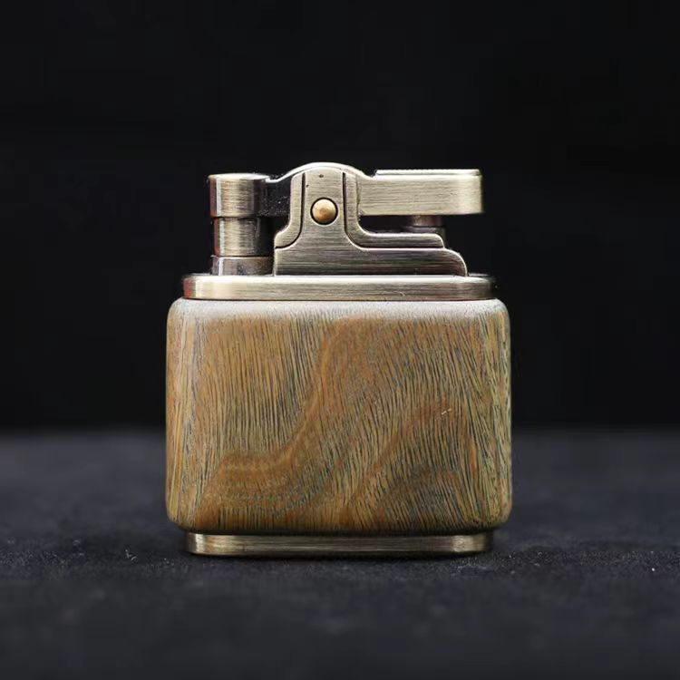 Wooden Vintage Spark Kerosene Lighter - Image 7