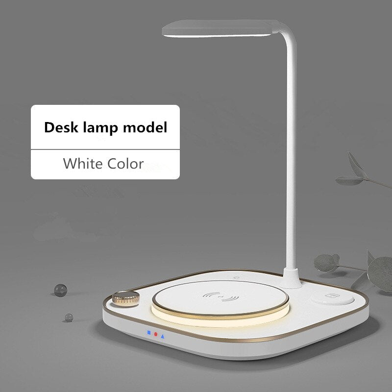 Glow Wireless Charger Station LED Desk Lamp - Image 1