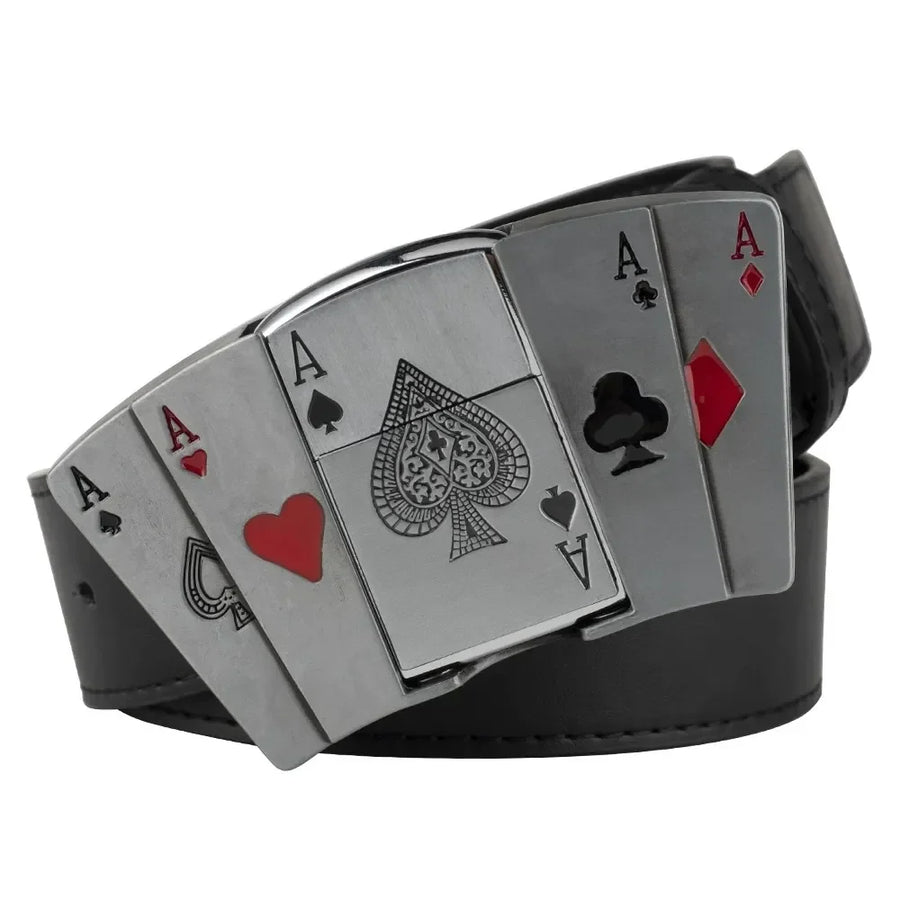 Kerosene Lighter Metal Buckle Belt - Image 7