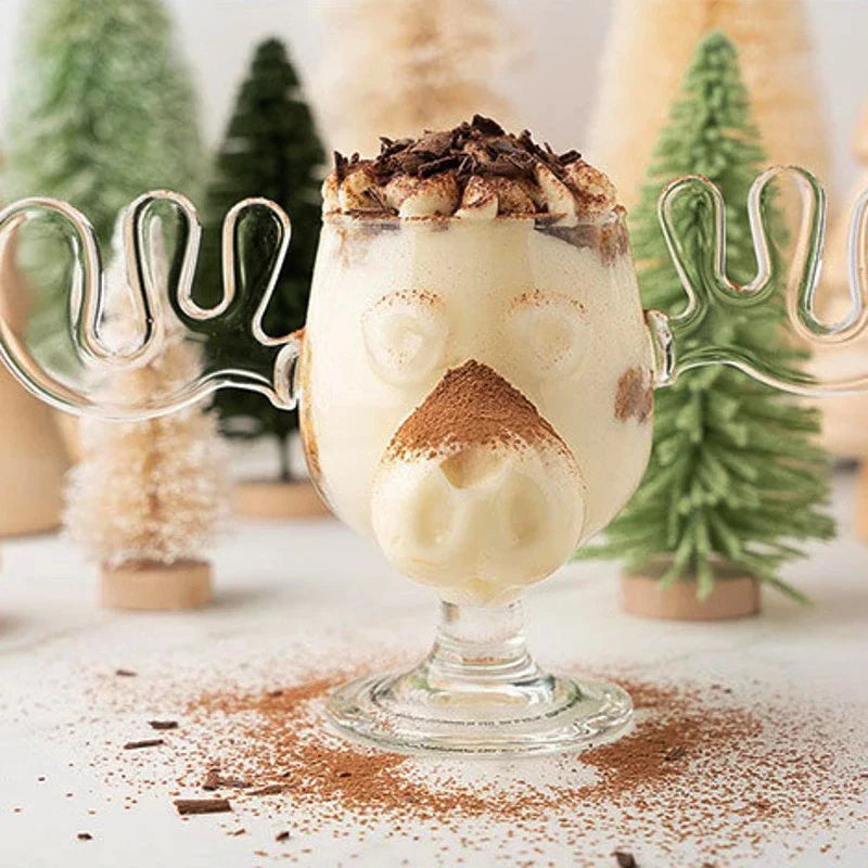 Nordic Antler Novelty Drinking Glass - Image 1
