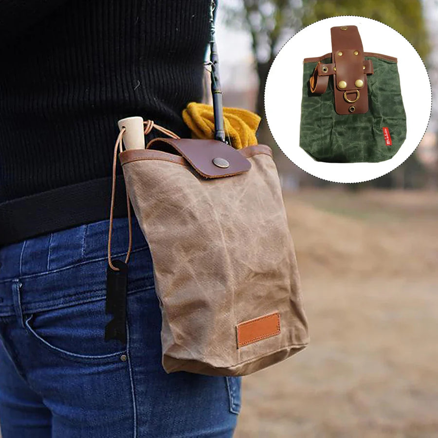 Vintage Foldable Outdoor Hiking Large Waist Bag - Image 1